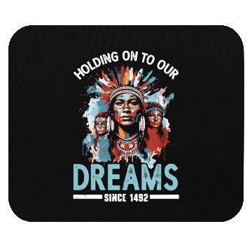 Discover Aboriginal Indians Indigenous Native American Day Mouse Pads