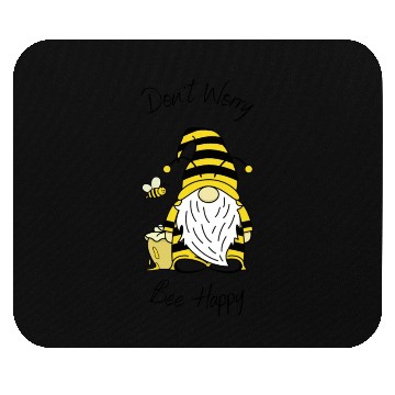Discover Don't worry - Bee happy Mouse Pads