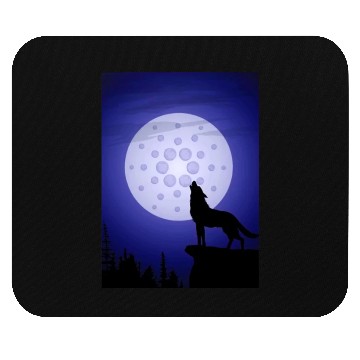 Discover ada cryptocurrency-Crypto Wolf Mouse Pads