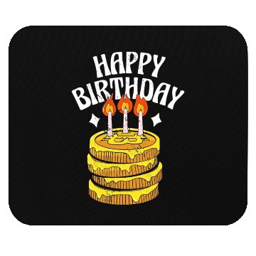 Discover HAPPY BIRTHDAY-Bitcoin Coin Mouse Pads