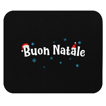 Discover Buon Natale Italian Mouse Pads