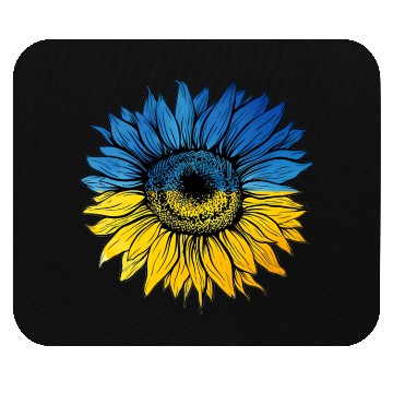 Discover Sunflower Ukraine Ukrainian Flag Stand With Ukrain Mouse Pads