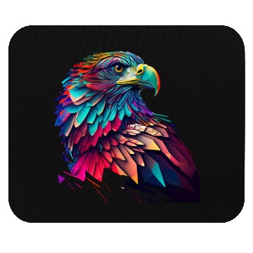 Discover psychedelic eagle Mouse Pads