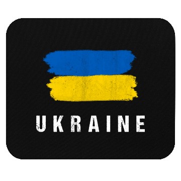Discover Painted Ukraine Flag Ukrainian Flag Fan Mouse Pads