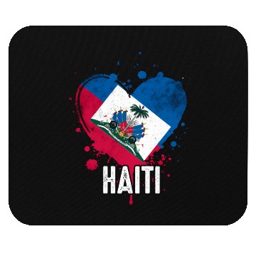 Discover Haitian Vacation Haiti Flag Mouse Pads
