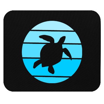 Discover the turtle Mouse Pads