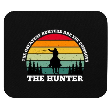 Discover cowboy hunter pine retro style Mouse Pads