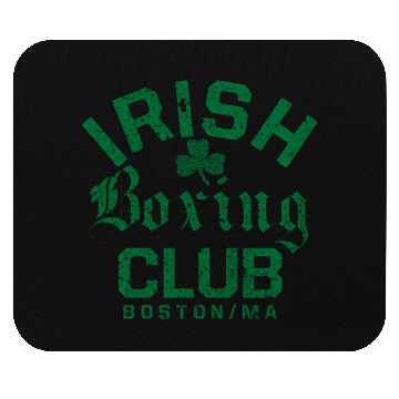 Discover Irish Boxing Club Boston Massachusetts Mouse Pads