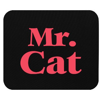 Discover Cat Lover Mr Cat Mouse Pads