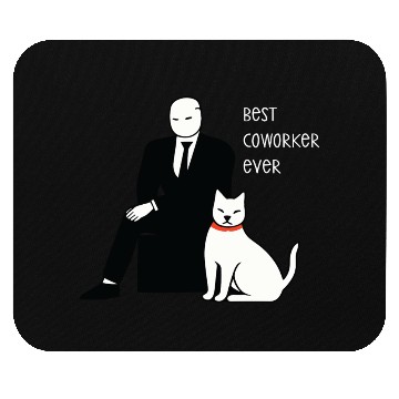 Discover Best Coworker Ever Cat Mouse Pads