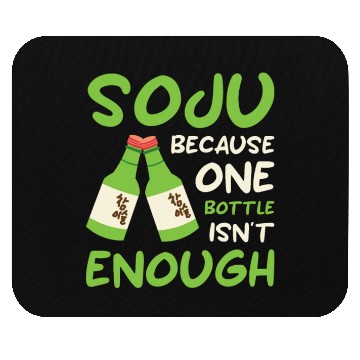 Discover Soju Korean Wine Drink Korea Mouse Pads