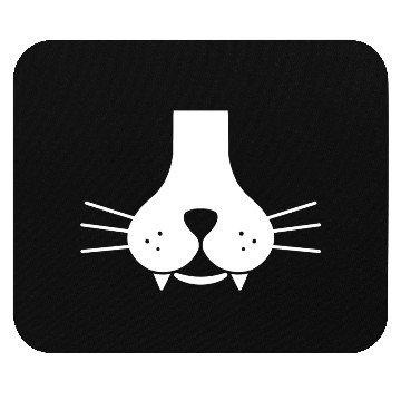 Discover Meowy Cat Face Mouse Pads
