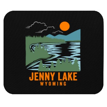 Discover Jenny Lake Wyoming Mouse Pads
