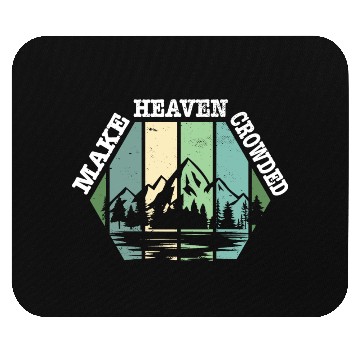 Discover Religious Christian Make Heaven Crowded Jesus Mouse Pads