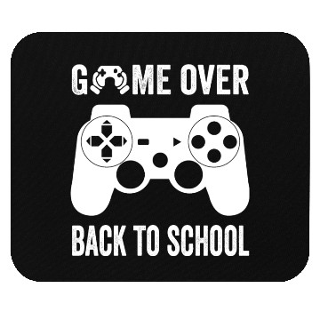 Discover game over back to school Mouse Pads