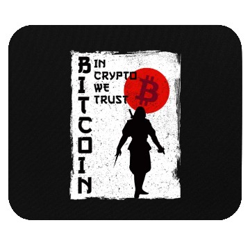 Discover In Crypto We Trust Samurai Mouse Pads