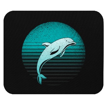 Discover Sea Dolphin Ocean Animal Dolphin Mouse Pads