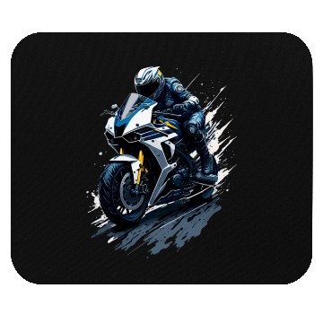 Discover Sport Motorcycle Racing Mouse Pads