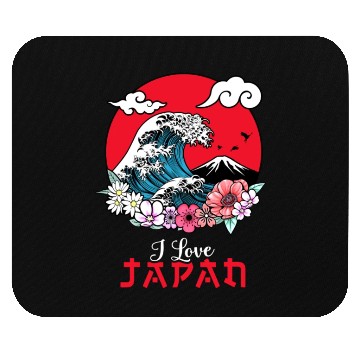 Discover I Love Japan Mouse Pads