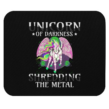 Discover Goth Rock Satan Unicorn Festivals Death Metal Mouse Pads