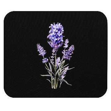 Discover Lavender Flower Mouse Pads