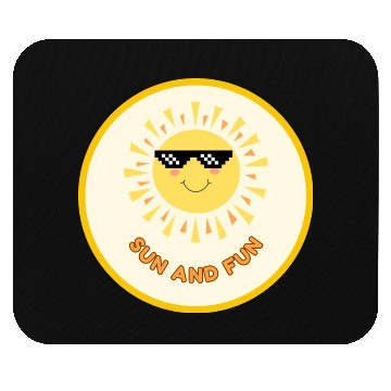 Discover Radiant Vibes, Endless Summer Fun Mouse Pads