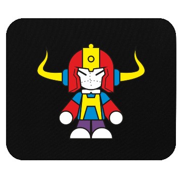 Discover robot animation Mouse Pads