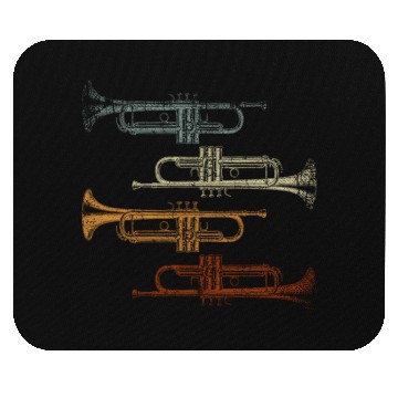 Discover Trumpet Mouse Pads