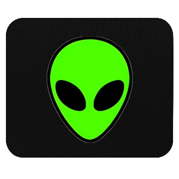 Discover Alien Head Pocket Patch Area 51 Mouse Pads