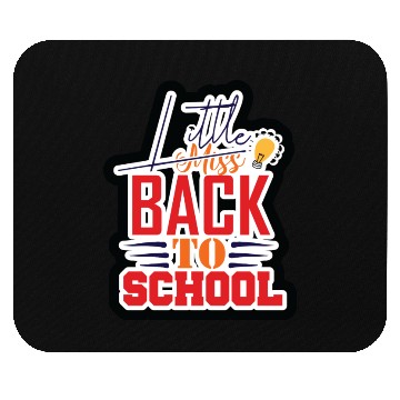Discover little miss back to school Mouse Pads