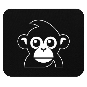 Discover Ape Face Apes Apelike Jungle Primate Mouse Pads