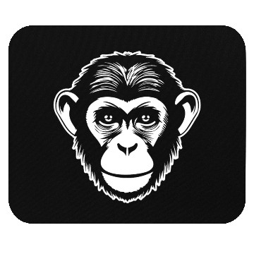 Discover Ape Face Apes Apelike Jungle Primate Mouse Pads