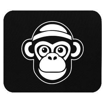 Discover Ape Face Apes Apelike Jungle Primate Mouse Pads