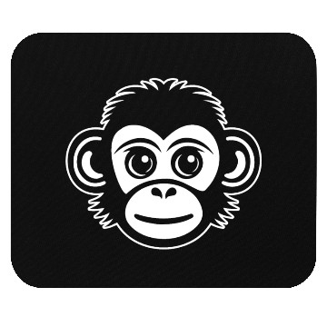 Discover Ape Face Apes Apelike Jungle Primate Mouse Pads