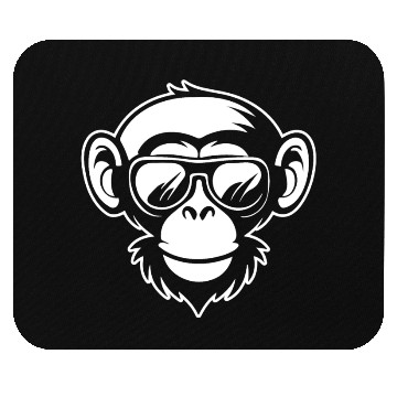 Discover Ape Face Apes Apelike Jungle Primate Mouse Pads