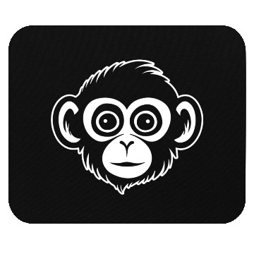 Discover Ape Face Apes Apelike Jungle Primate Mouse Pads