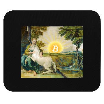 Discover Bitcoin Unicorn Mouse Pads