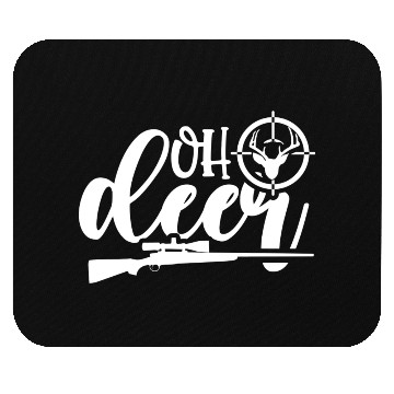Discover oh deer hunting Mouse Pads