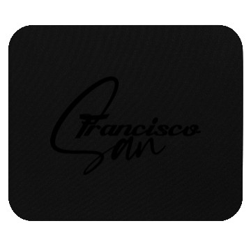 Discover San Francisco lettering Mouse Pads