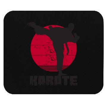 Discover Vintage Karate Japan Flag | Karate Martial Art Mouse Pads