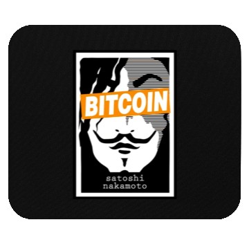 Discover Bitcoin Coin-Satoshi Nakamoto Mouse Pads