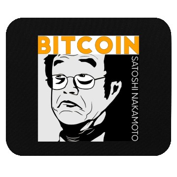 Discover Bitcoin Coin-Satoshi Nakamoto Mouse Pads