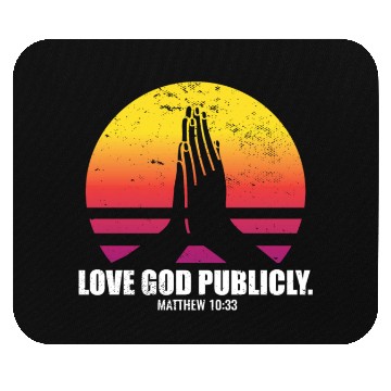 Discover Love God Publicly Bible Verse Quote Jesus Church Mouse Pads