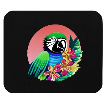 Discover Macaw in the Tropics Mouse Pads