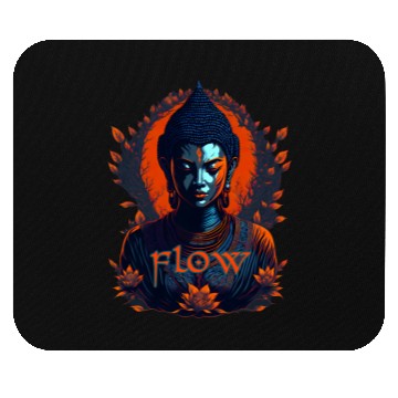 Discover Flow buddha Mouse Pads