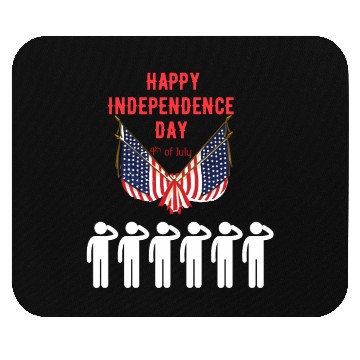 Discover Happy independence day Mouse Pads