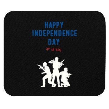 Discover Happy independence day Mouse Pads