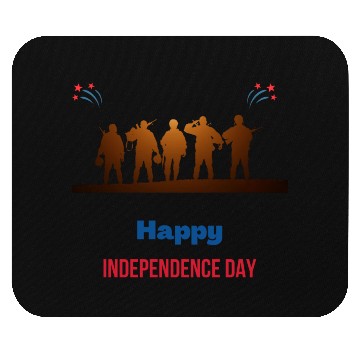 Discover Happy independence day Mouse Pads