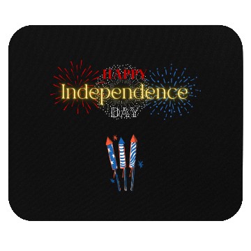 Discover Happy independence day Mouse Pads