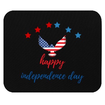 Discover Happy independence day Mouse Pads